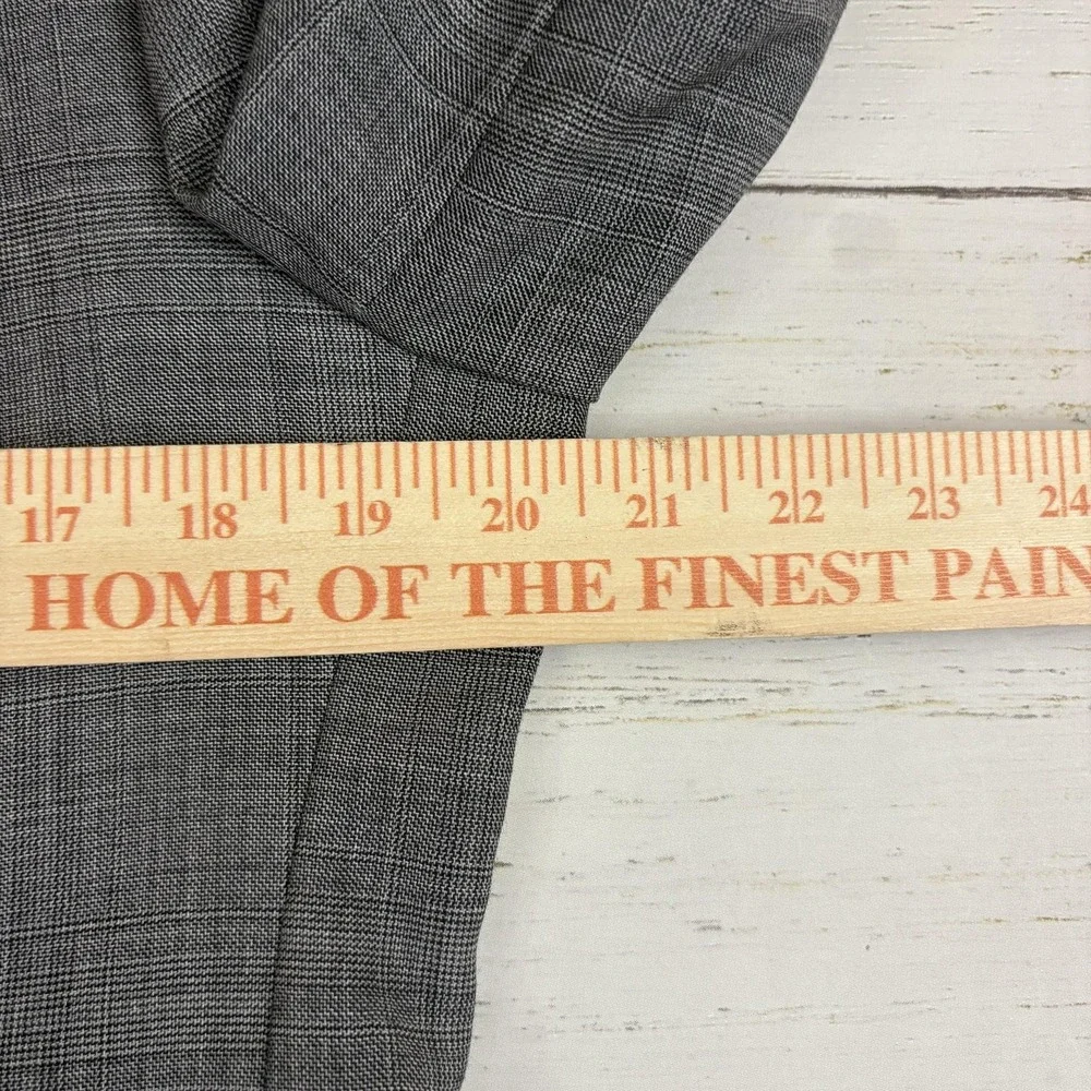 Banana Republic Blazer Suit Jacket Mens 40S Glen Plaid Wool Tailored Slim Fit